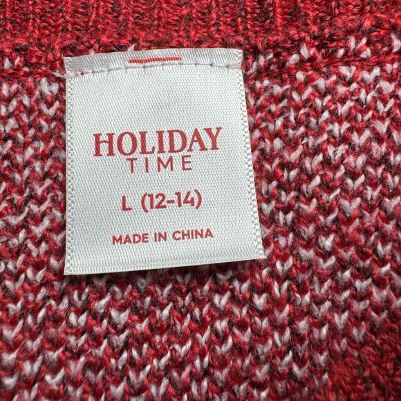 Women’s Holiday Time Christmas tree sweater with sequins. Size L (12-14). - Picture 6 of 9